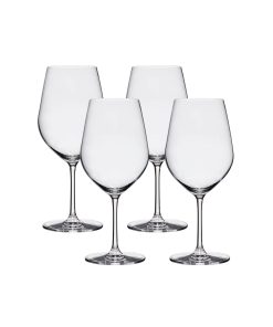 Corelle Modern Dinnerware Lucaris Tokyo Temptation Bordeaux Glasses (4-Pieces), 21-ounce, Dishwasher Safe, Lead-free Crystalline