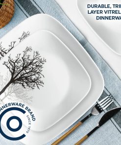 Alternative view of Corelle Modern Dinnerware Corelle? Timber Shadows 18-piece Dinnerware Set, Service for 6