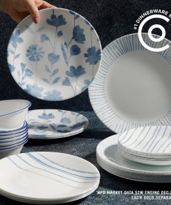 Alternative view of Corelle Modern Dinnerware Corelle? Botanical Stripes 18-ounce Cereal Bowls, 6-pack