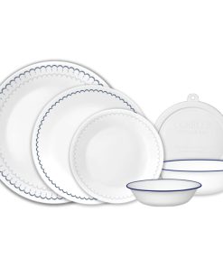 Corelle Modern Dinnerware Corelle? Caspian Lace 66-piece Dinnerware Set, Service for 12