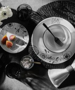 Alternative view of Corelle Modern Dinnerware Corelle? Inked Poppy 12-piece Dinnerware Set, Service for 4