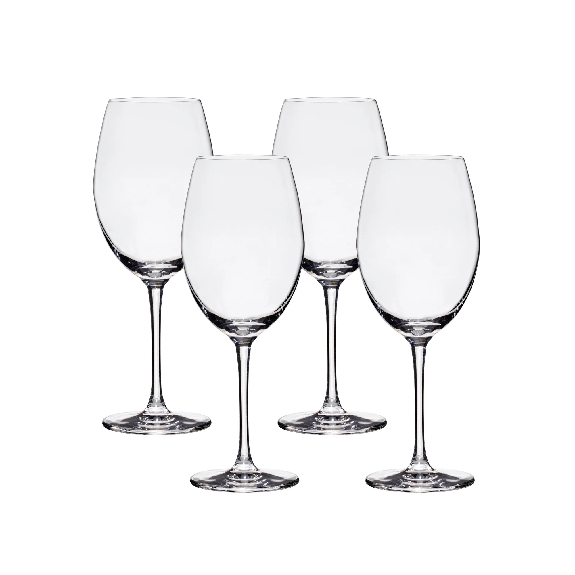 Corelle Modern Dinnerware Lucaris Bangkok Bliss Cabernet Glasses (4-Pieces), 16-ounce, Dishwasher Safe, Lead-free Crystalline