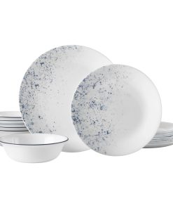 Corelle Modern Dinnerware Corelle? Indigo Speckle 18-piece Dinnerware Set, Service for 6