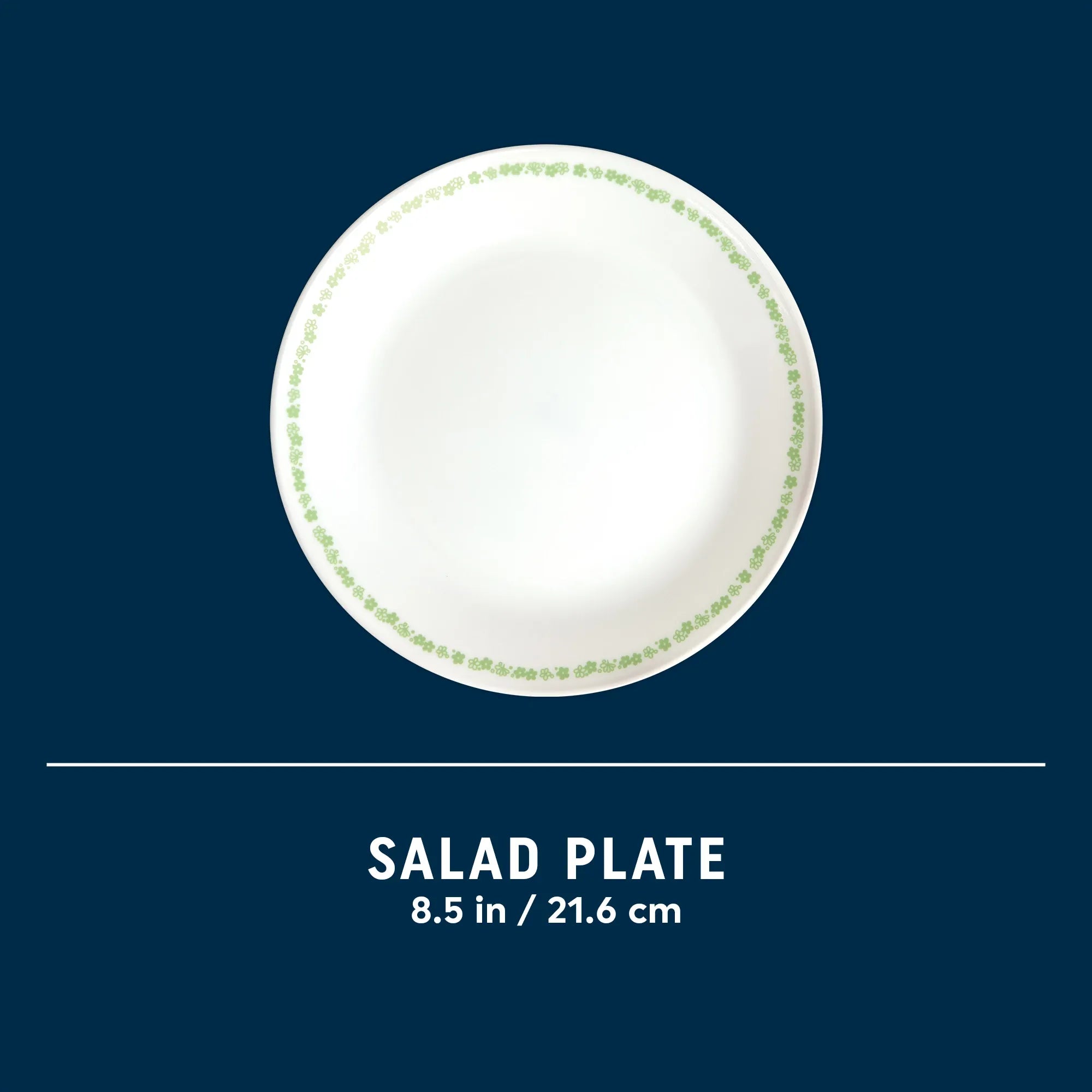 Corelle Modern Dinnerware Corelle? Spring Blossom Green 8.5 Salad Plate - Image 7