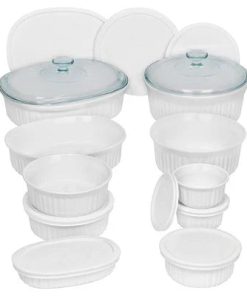 Corelle Modern Dinnerware CorningWare? French White? 20-piece Bakeware Set