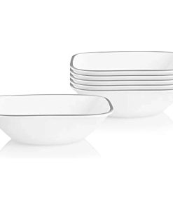 Corelle Modern Dinnerware Corelle? Urban Arc Square 22-ounce Cereal Bowl, 6 pack