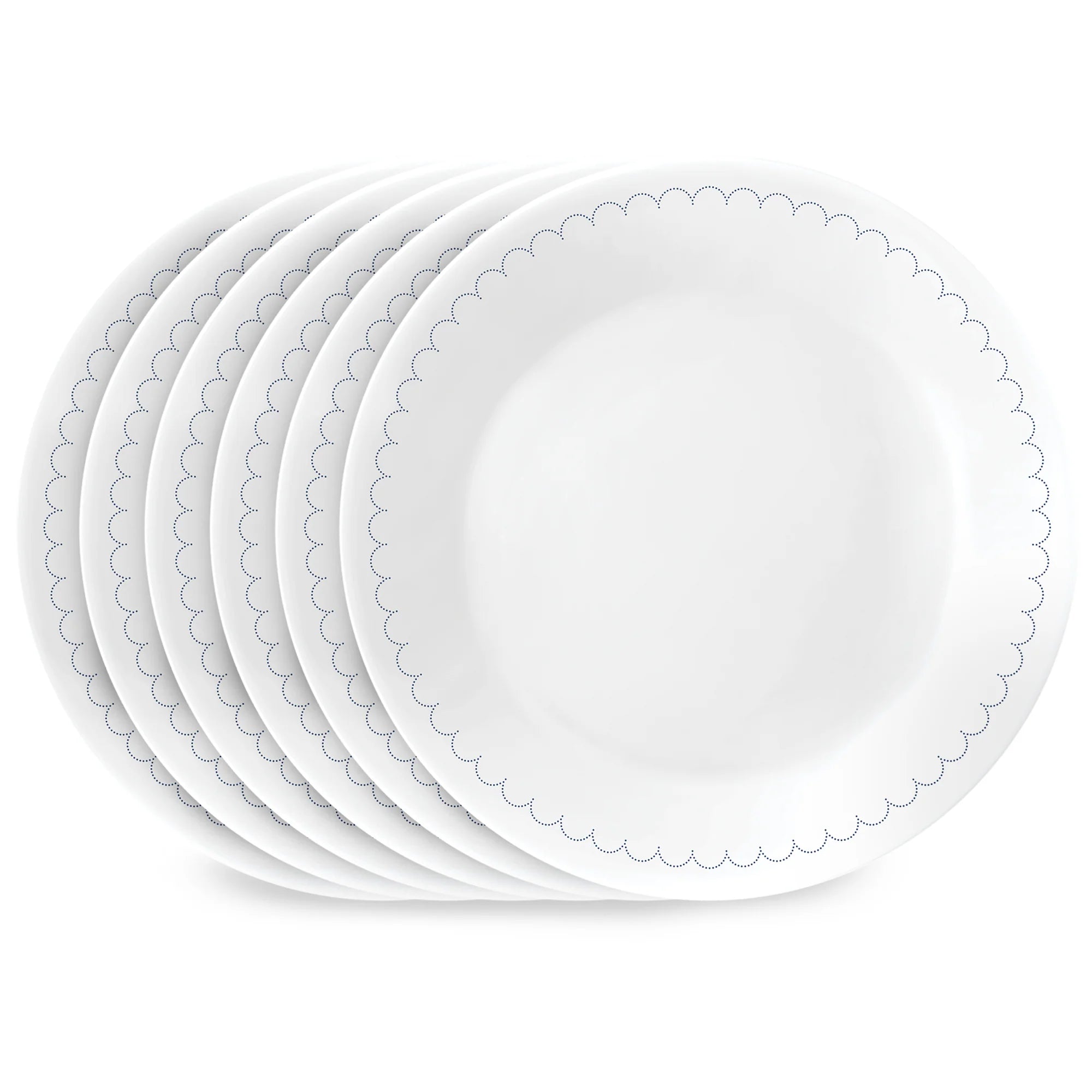 Corelle Modern Dinnerware Corelle? Caspian Lace 6.75 Appetizer Plate, 6-pack