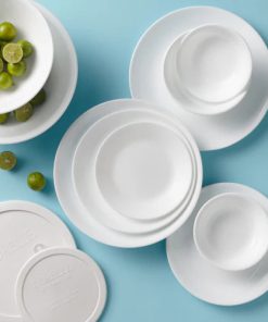Alternative view of Corelle Modern Dinnerware Corelle? Winter Frost White 78-piece Dinnerware Set, Service for 12