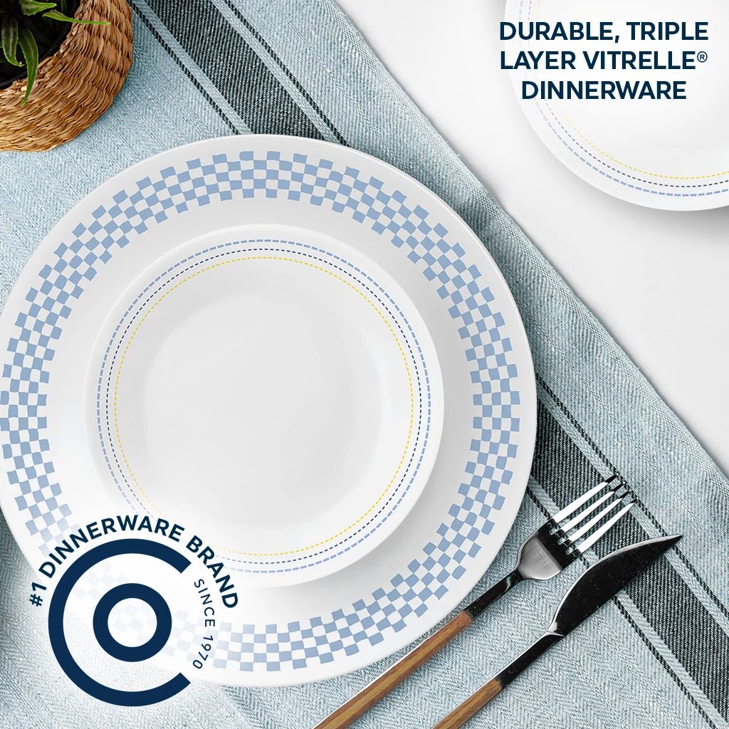 Corelle Modern Dinnerware Corelle? Amelia 12-piece Dinnerware Set, Service for 4 - Image 3