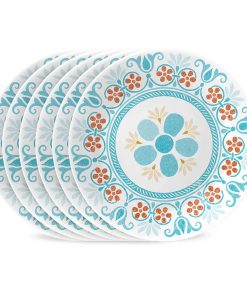 Corelle Modern Dinnerware Corelle? Global Collection Terracotta Dreams 6.75?? Appetizer Plates, 6-pack