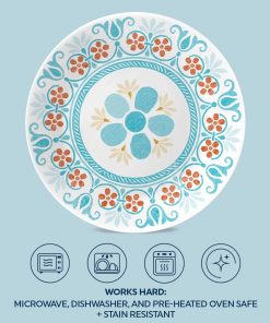Alternative view of Corelle Modern Dinnerware Corelle? Global Collection Terracotta Dreams 6.75?? Appetizer Plates, 6-pack